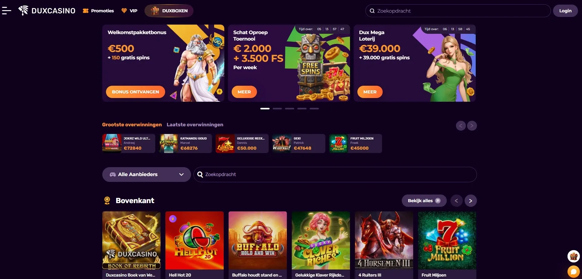 Dux Nederland – Jouw Officiële Casino Bestemming in 2026 image 1